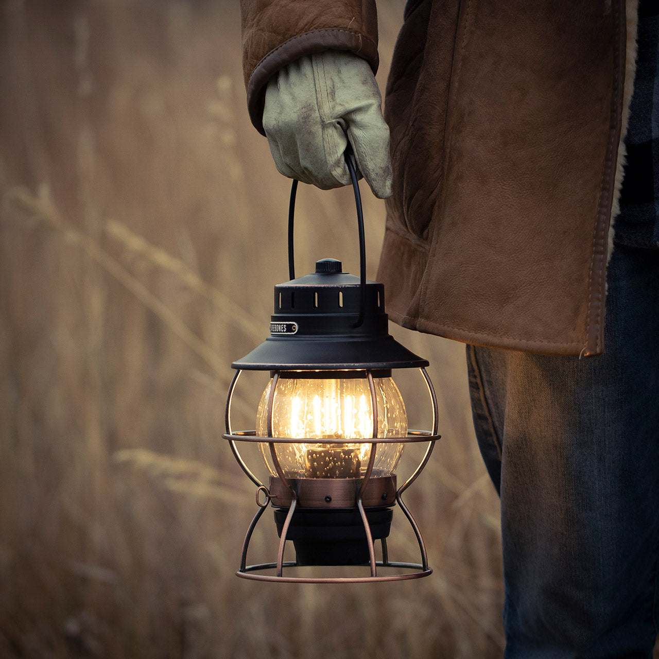 Barebones Living Antique Bronze Forest Lantern