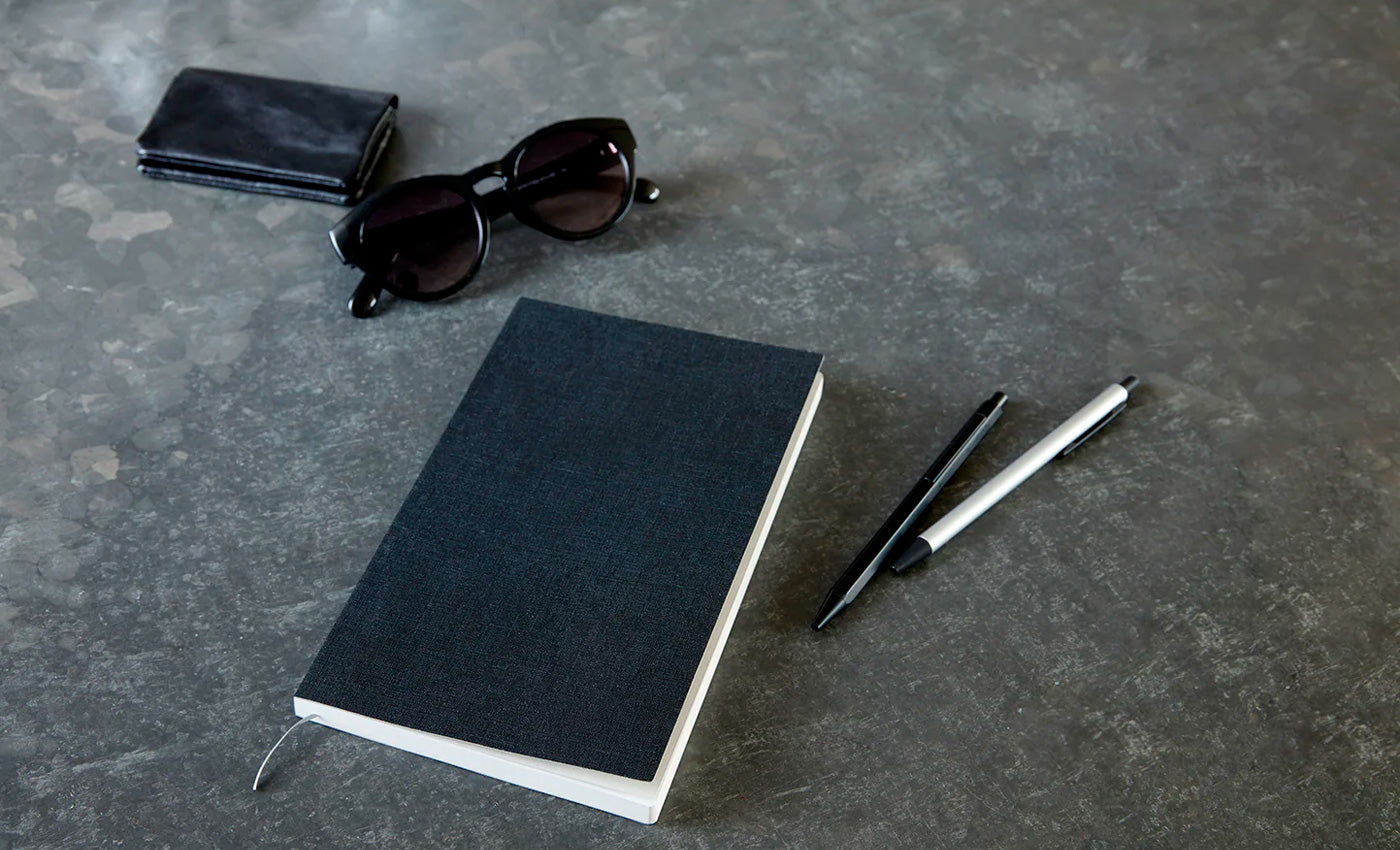 ITO Bindery Notebook Black A5 Slim (Grid)