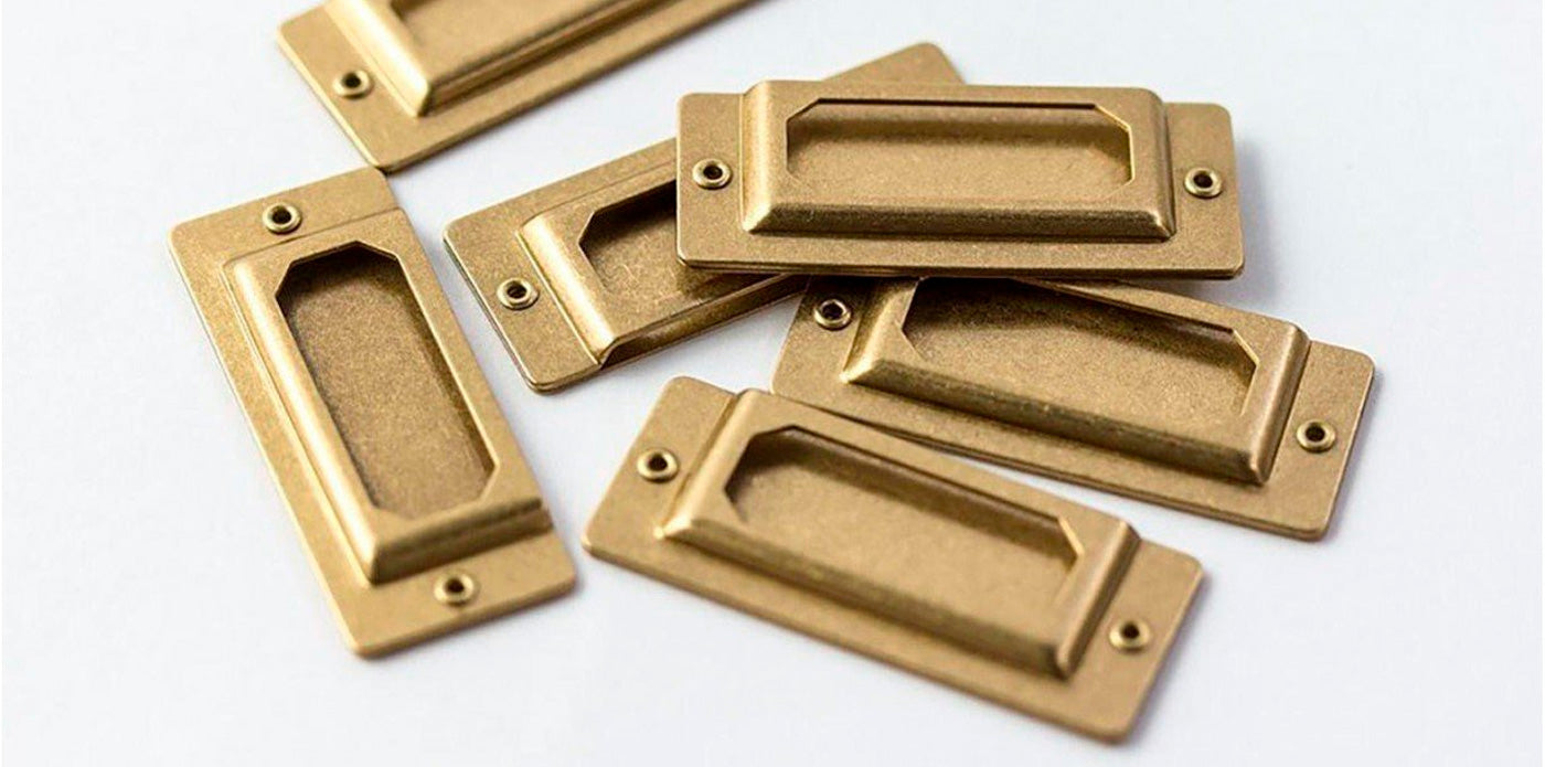 Traveler's Company Brass Label Plates (6 pcs)