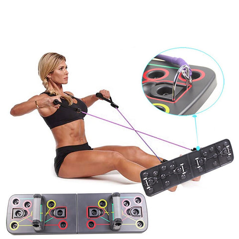 push up with resistance band