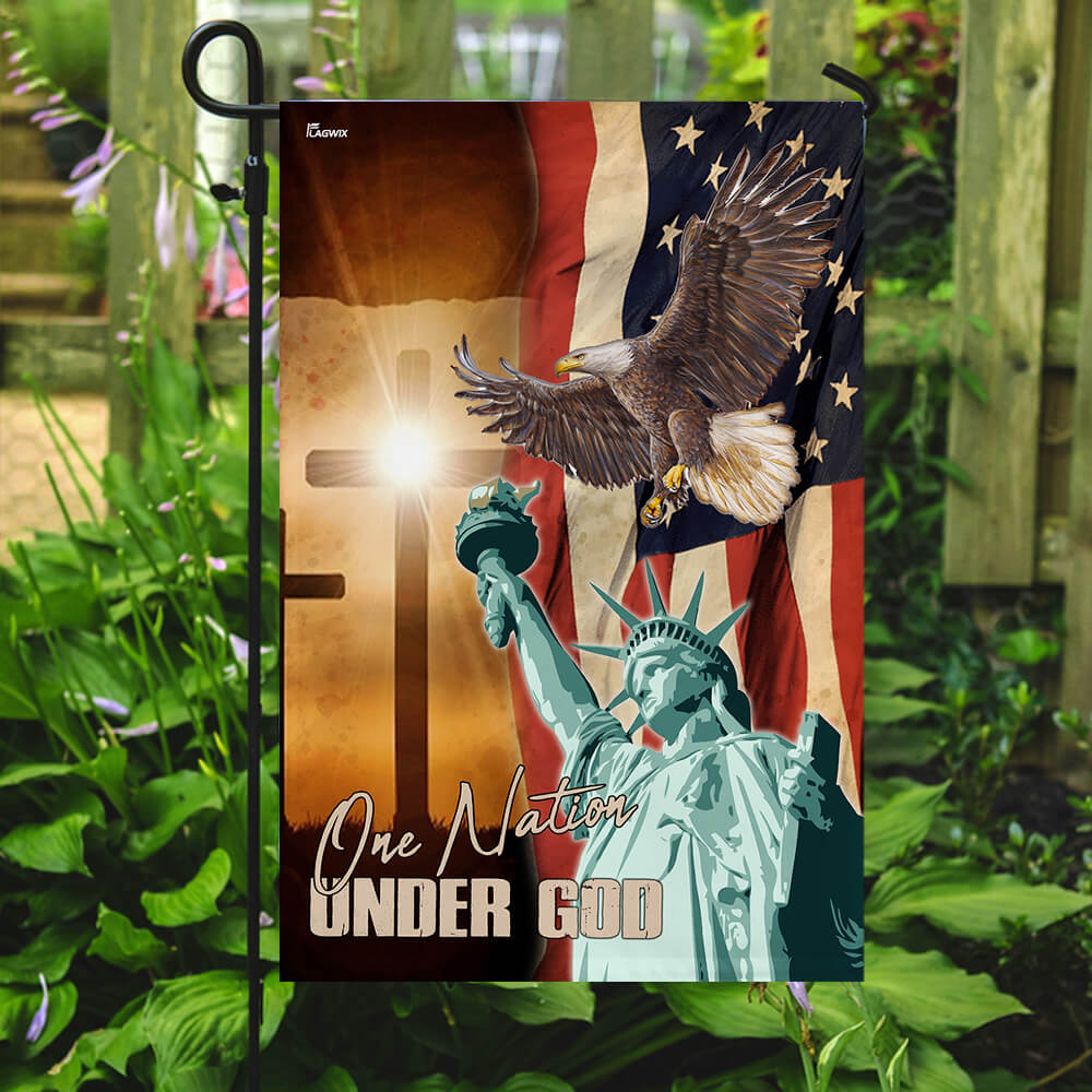 One Nation Under God America Flag - CrushPrints