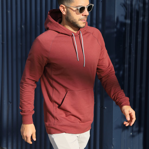 crimson days lightweight hoodie