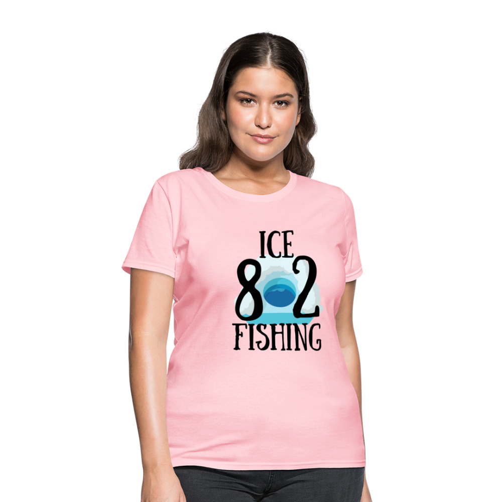 Ice Fishing Girl, Ice Fisherman Ice Fishing Women' Men's T-Shirt