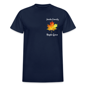 Jacobs Family Maple Grove Ultra Cotton Adult T-Shirt - navy