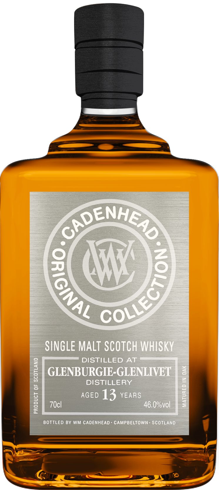 2010 Cadenhead's Original Collection Glenburgie-Glenlivet 13 Year Old Single Malt Scotch Whisky 750 mL (Campbeltown, Scotland)
