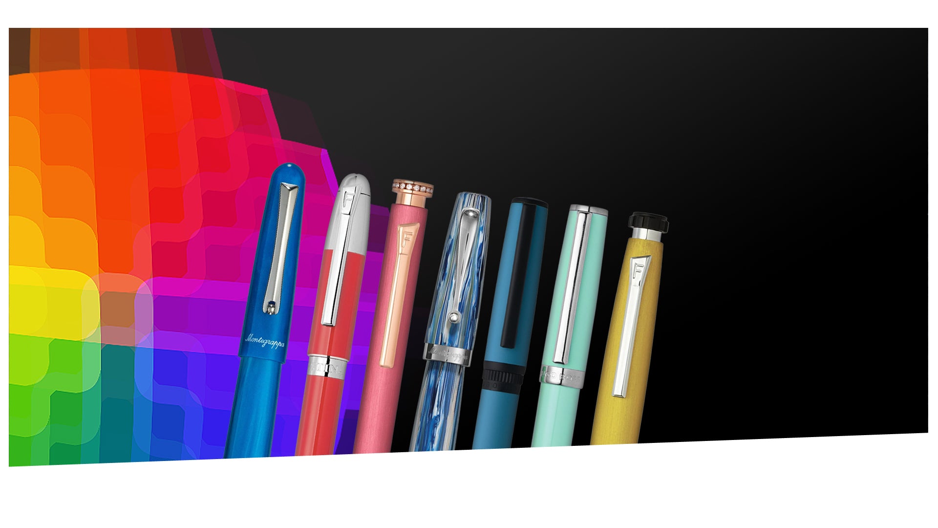 Edle Schreibgeräte in trendigen Farben