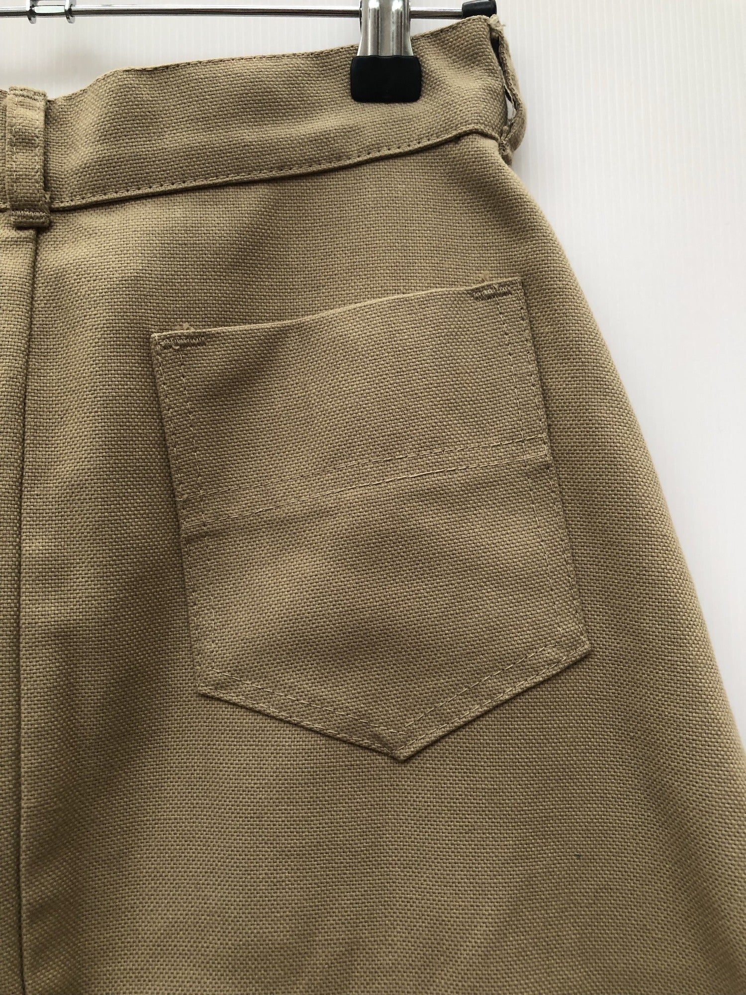 1970s A Line Cotton Twill Skirt by Anglia Girl - Size 8 - Urban Village ...