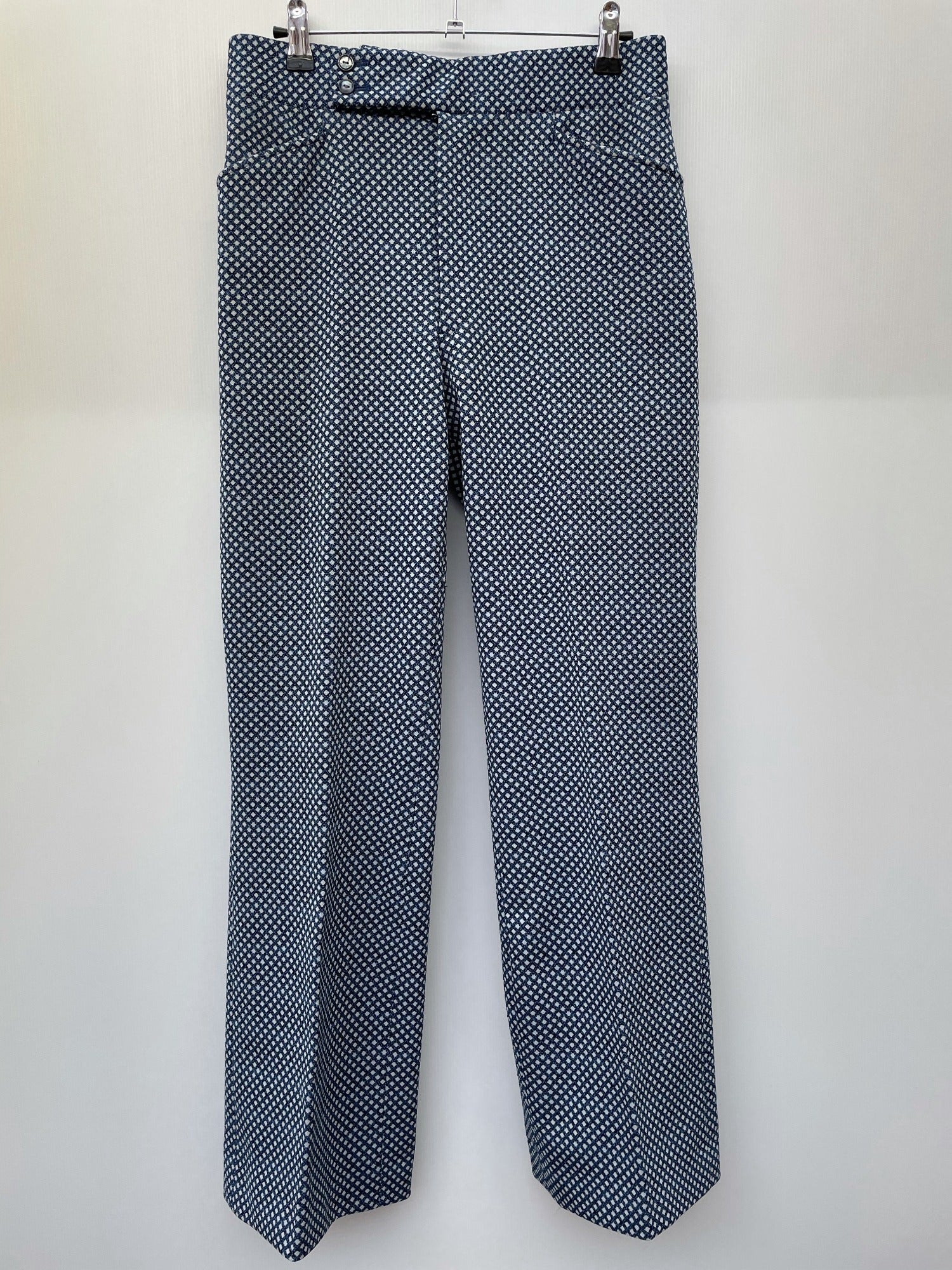 1970's Flared Trousers with Retro Pattern - SIze 28 - Mens Vintage ...