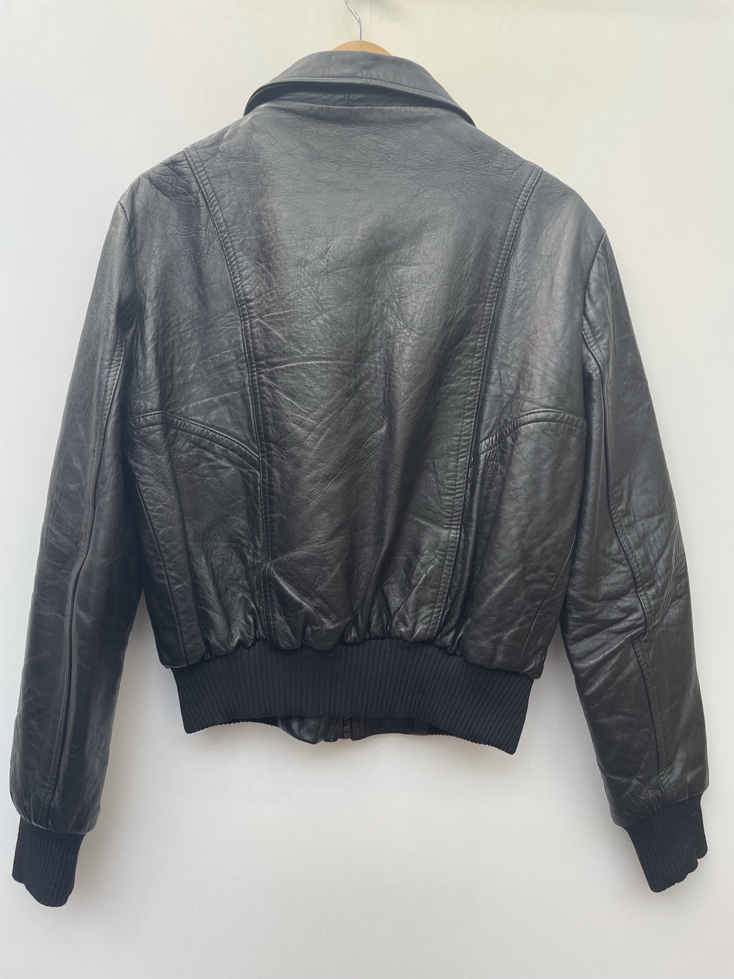 1970s Shortcut Leather Jacket - Size S - Vintage Clothing ...