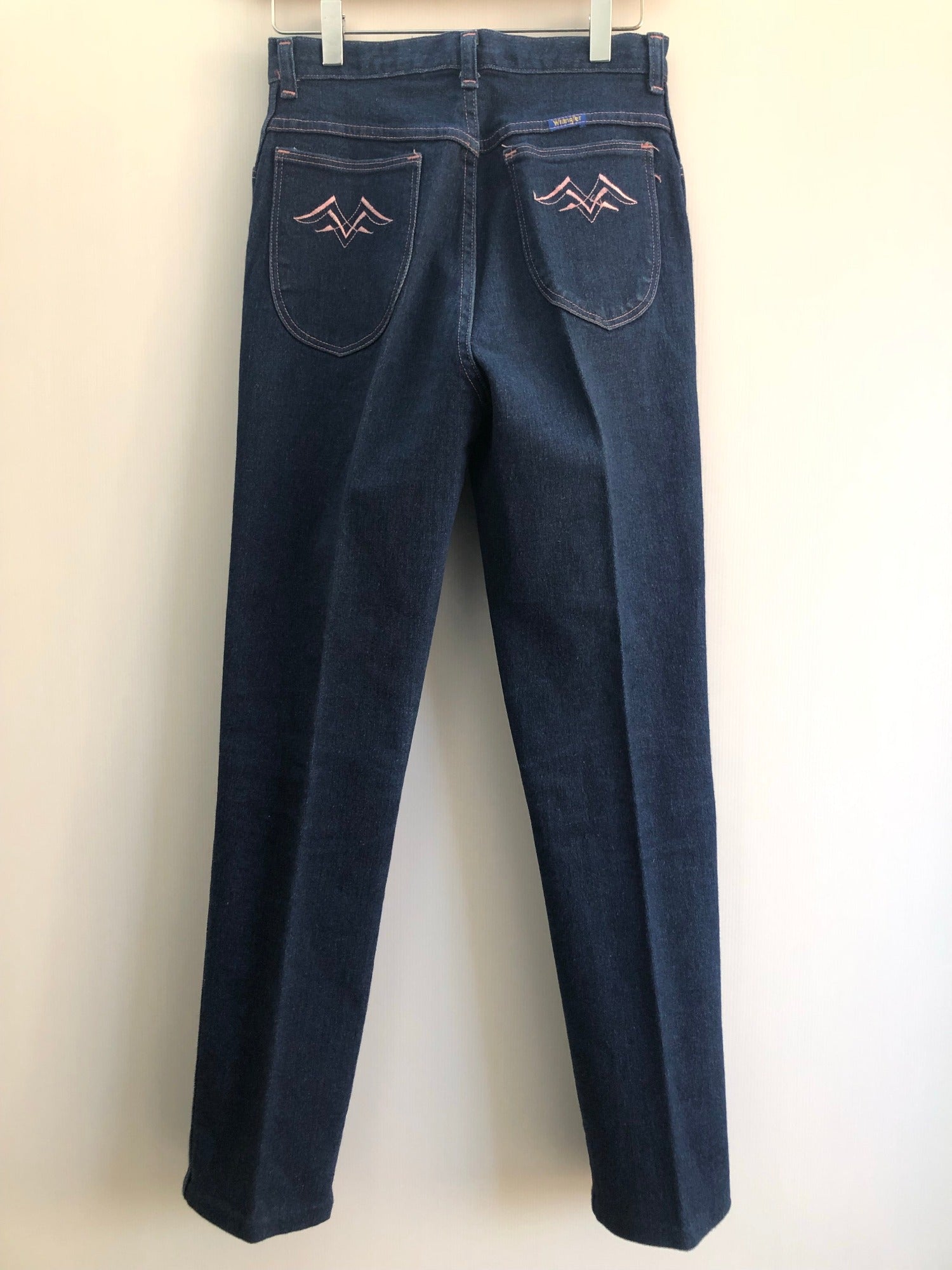 1970s Wrangler Pink Embroidered Denim Jeans - Size UK 8 - Womens Vintage  Clothing - Urban Village – UrbanVillageVintage