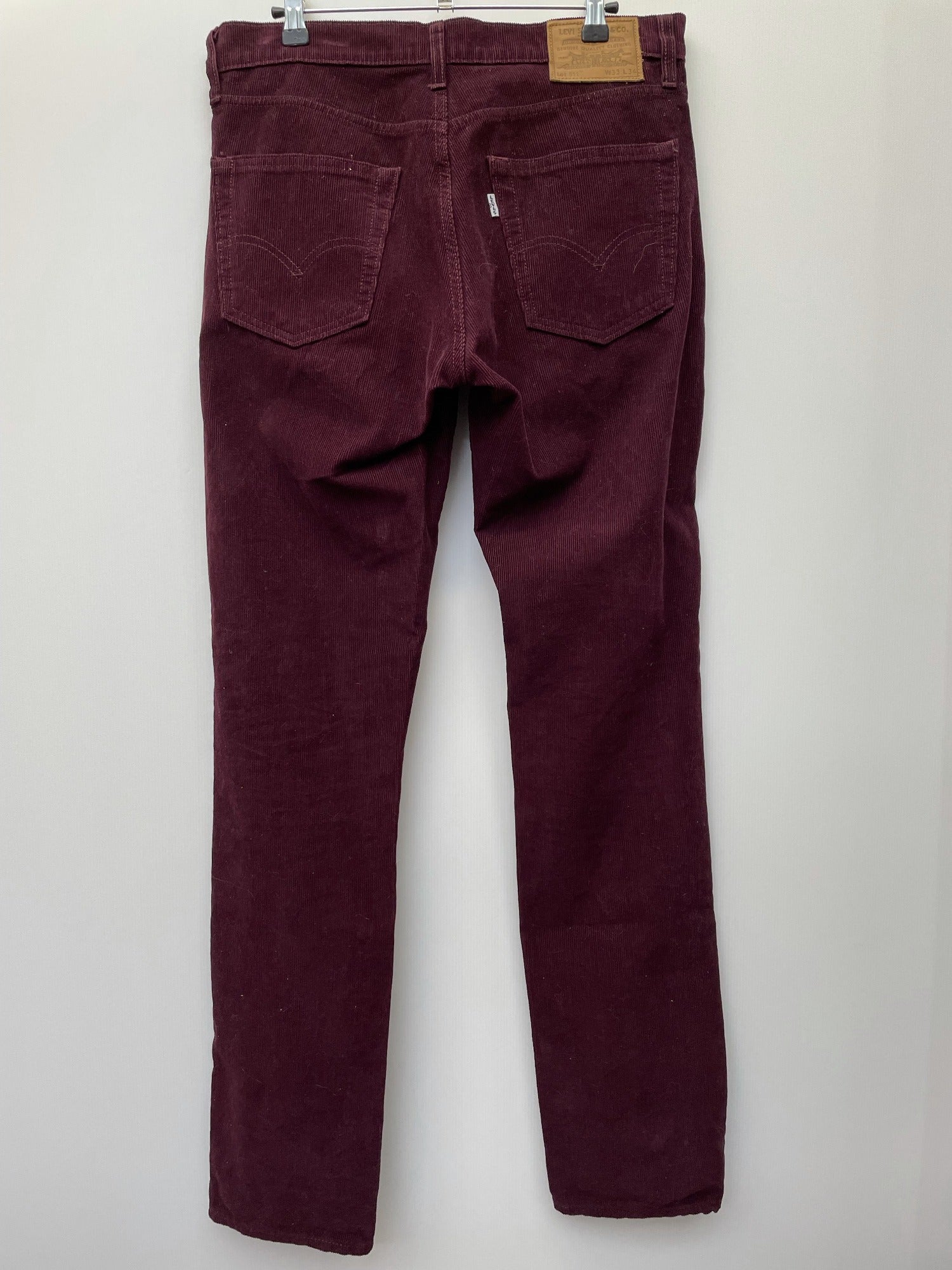 Levi Strauss Corduroy Purple Jeans - Size W33, L34 - Urban Village Vintage  – UrbanVillageVintage