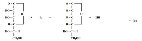 redox titration for vitamin C (ascorbic acid) by iodine standard solution
