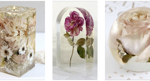 3 Side-by-side floral preservations