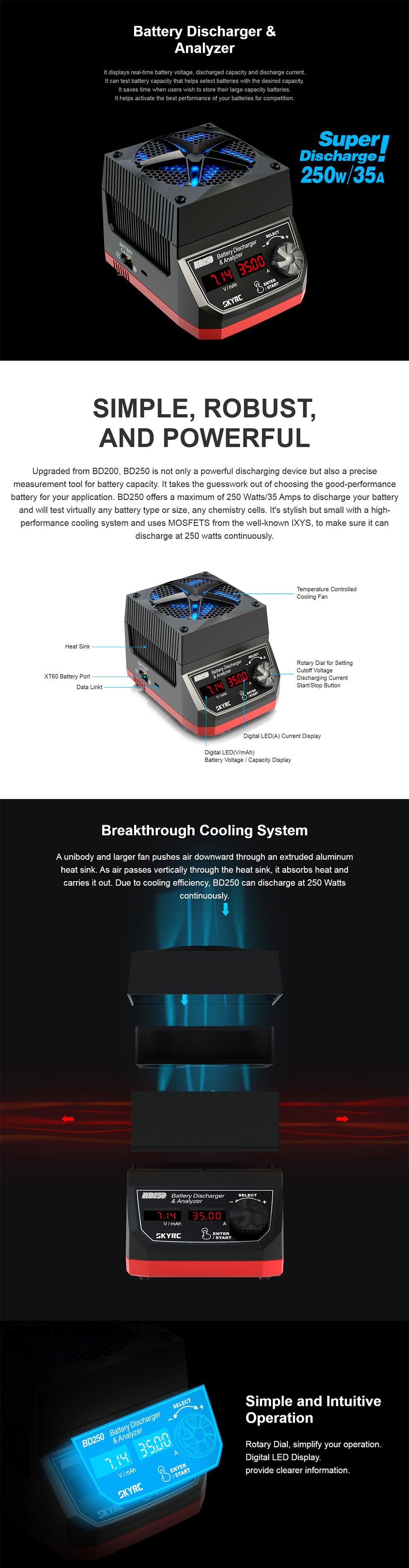 SkyRC BD250 info