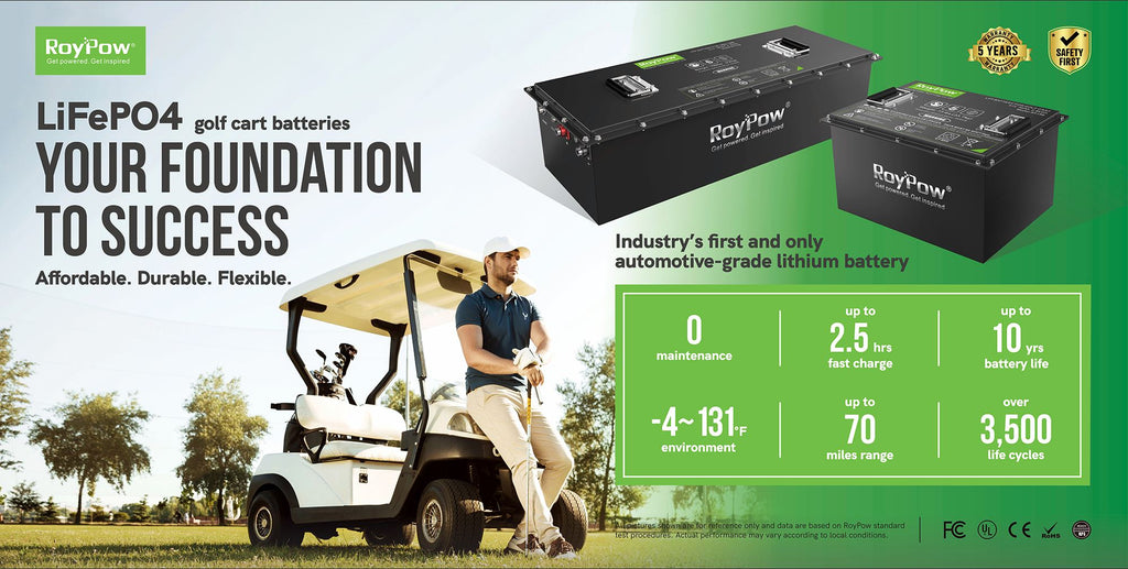RoyPow Golf Cart Lithium Batteries
