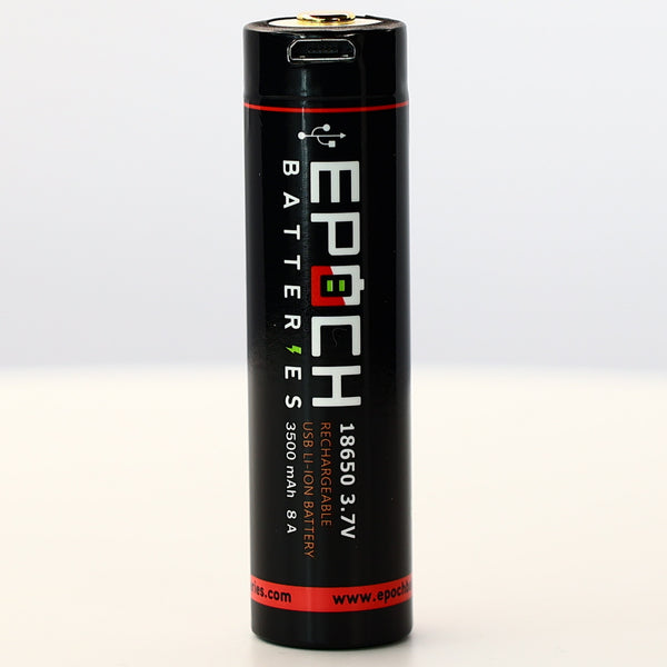 Epoch 18650 3500mAh 8A USB Rechargeable Protected Battery