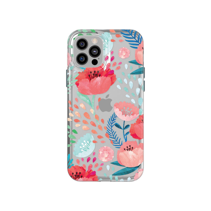 Tech21 Evo Art Botanical Garden Case for iPhone 12 Mini - Red