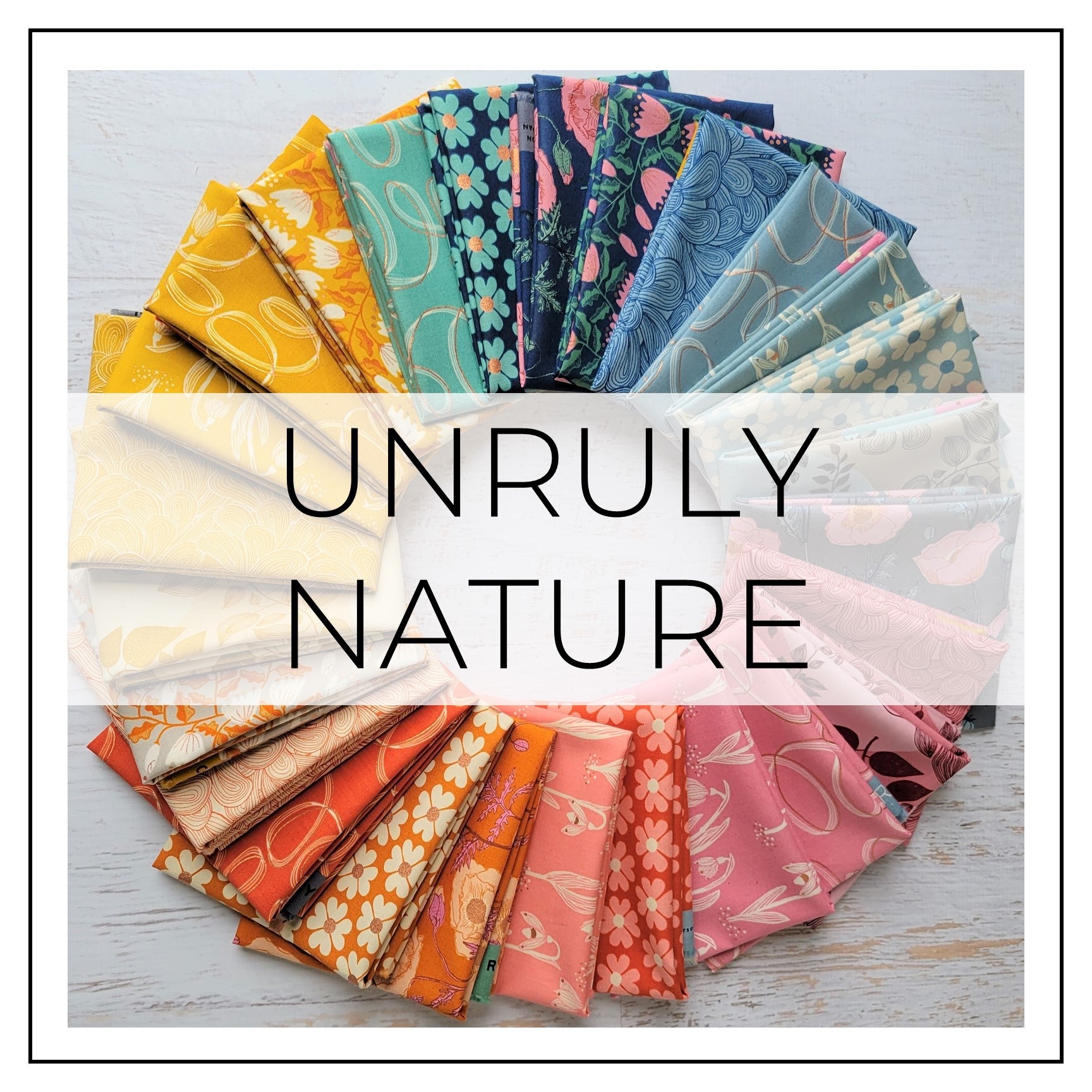 UNRULY NATURE COTTON BY JEN HEWETT FOR RUBY STAR SOCIETY - TENDRILLS CACTUS