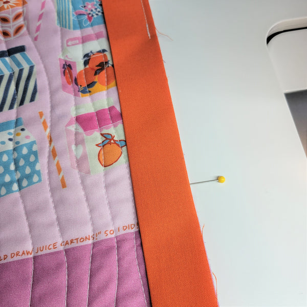 How to Join Mitered Quilt Binding Ends | Little Fabric Shop Blog