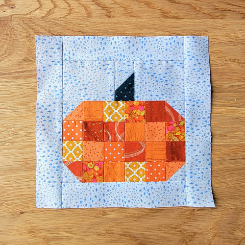 Pumpkin Mug Rug Sewing Tutorial | Little Fabric Shop Blog