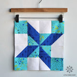 Easy Quilt Blocks using Half Square Triangles | Little Fabric Shop Blog