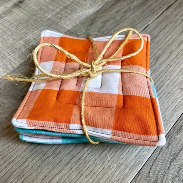 Easy Fabric Coasters Tutorial | Beginner Sewing Projects Blog