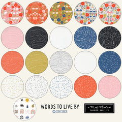 Words to Live By Fabric Collection