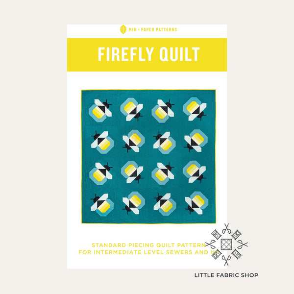 Firefly Quilt | Pattern Designer Spotlight: Pen + Paper Patterns | Little Fabric Shop Blog