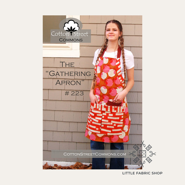 The Gathering Apron Sewing Pattern | Cotton Street Commons