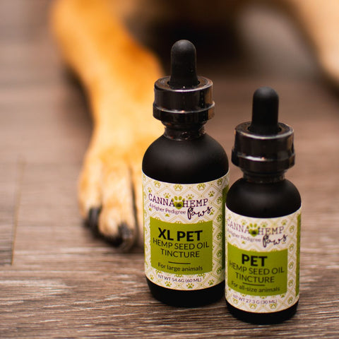 Canna Hemp Paws - Pet Hemp Seed Oil Tinctures