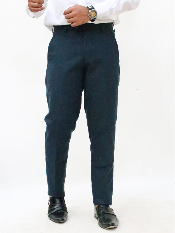 Men's Formal Dress Pant Trouser Dark Sea Blue – The Cut Price