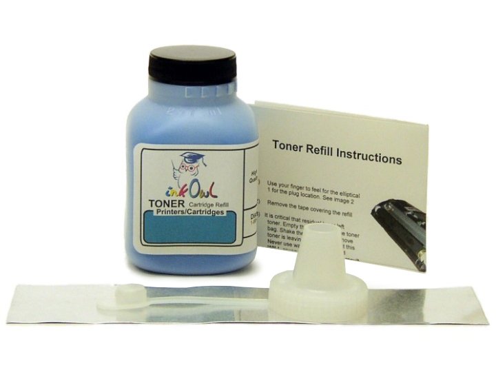 1 CYAN Toner Refill Kit for use in HP 414A (W2021A), 414X (W2021X), and others for M454, M455, M479, M480 printers