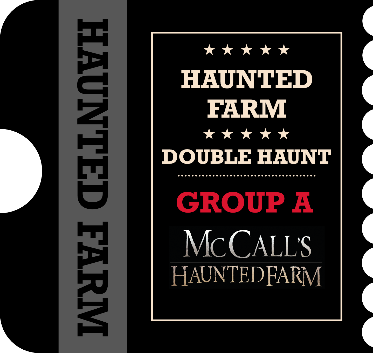 Sept 28 | Group A | Double Haunt 2024 Passes - McCalls Farm product image