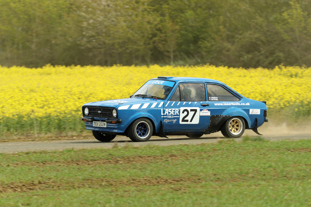 Peter Outram's Ford Escort @ Harold Palin Memorial Rally co-piloted by Mick Munday