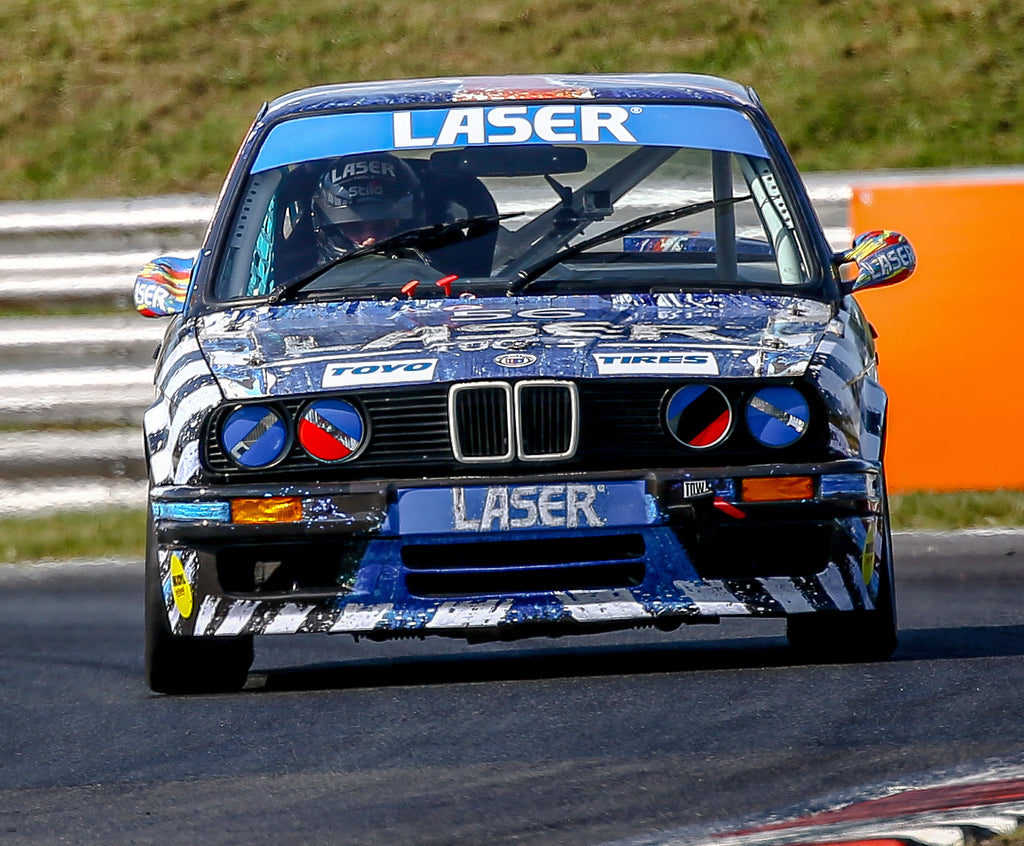 Laser Tools Racing BMW team, with driver Andy Sheraton