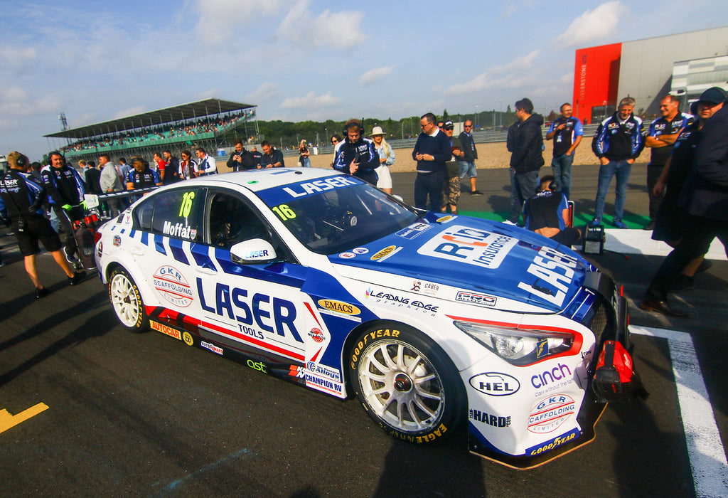 Aiden Moffat on the @Silverstone Grid for the BTCC race 1