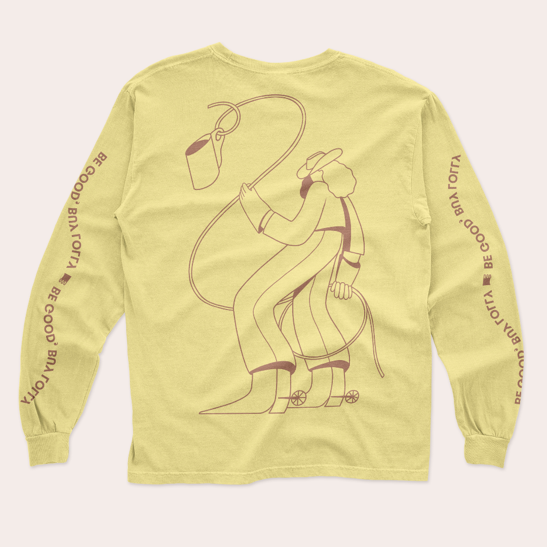 Cowgirl Lolly Longsleeve T-Shirt Chocolate – Lolly Lolly Ceramics