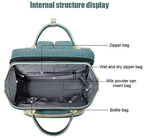 China 3 In 1 Travel Crib Portable Bassinet Gray Changing Station Diaper Bag Baby Infant Nursing For Father Mother China Mommy Outdoor Bed Bag And Dad Mom Women Lady Unisex Bag Price