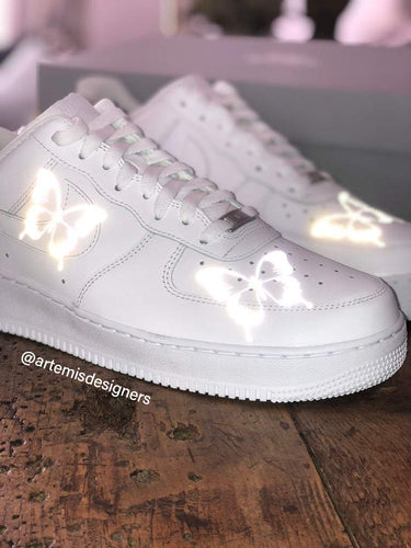 CUSTOM RAINBOW REFLECTIVE DIOR AIR FORCE 1 - Derivation Customs