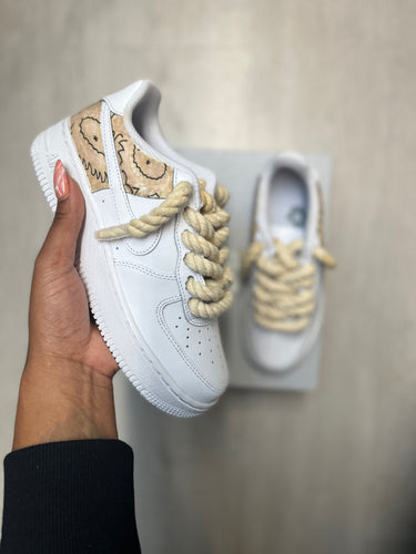 How To Customize Your Air Force 1's With EXPENSIVE Designer Fabric! 