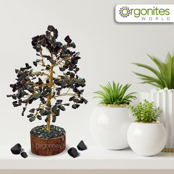  Black Tourmaline Gemstone Tree of Life - Crystal Tree