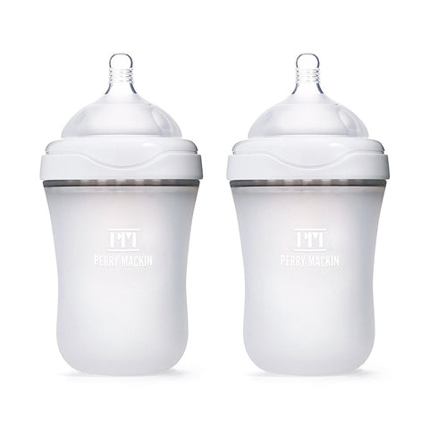 Leakproof Double Handle Silicone Baby Water Bottle