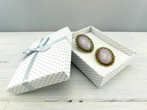 Ring und Brosche in zartem Rosa im Geschenkset - Schmuck Geschenke für Weihnachten und Nikolaus für Damen einkaufen