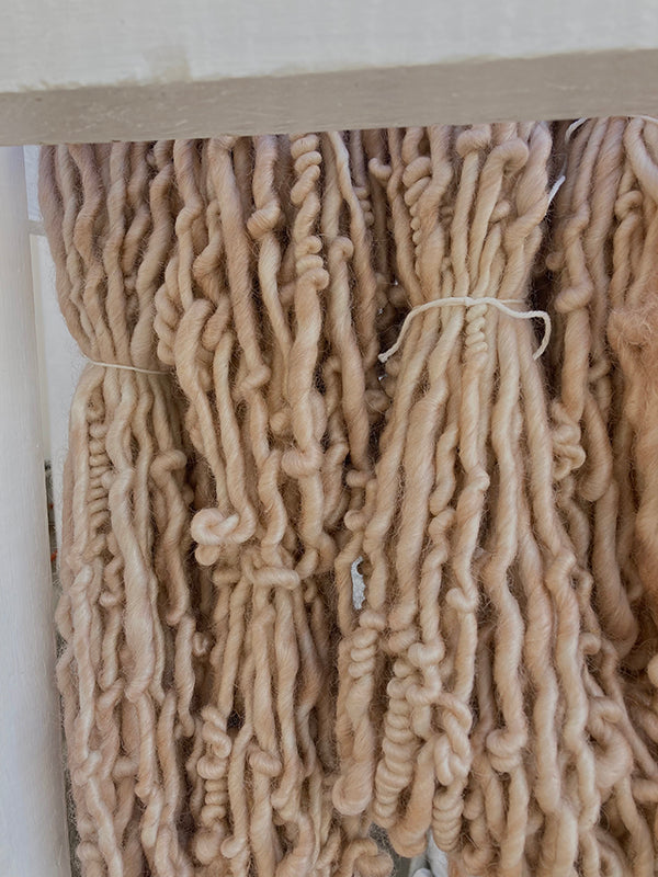 nude natural mohair fiber