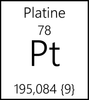 élément chimique platine