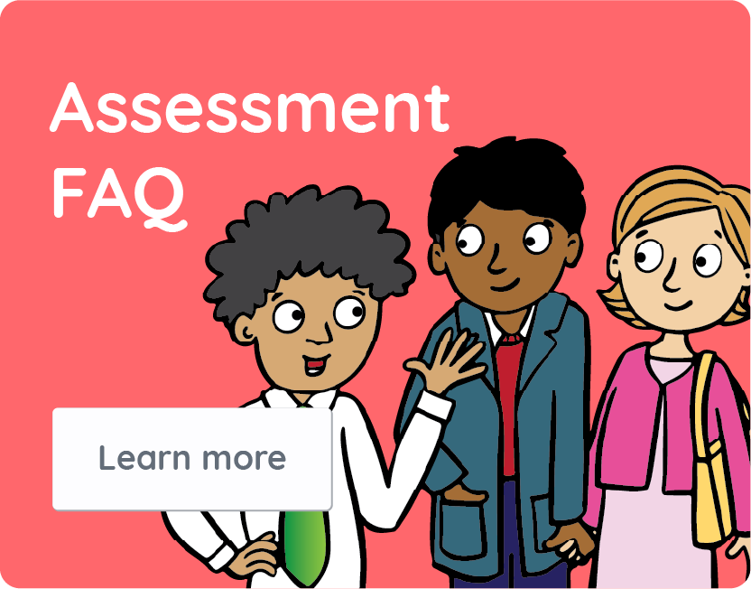 Preview image of main page, showing text saying 'Assessment FAQ'