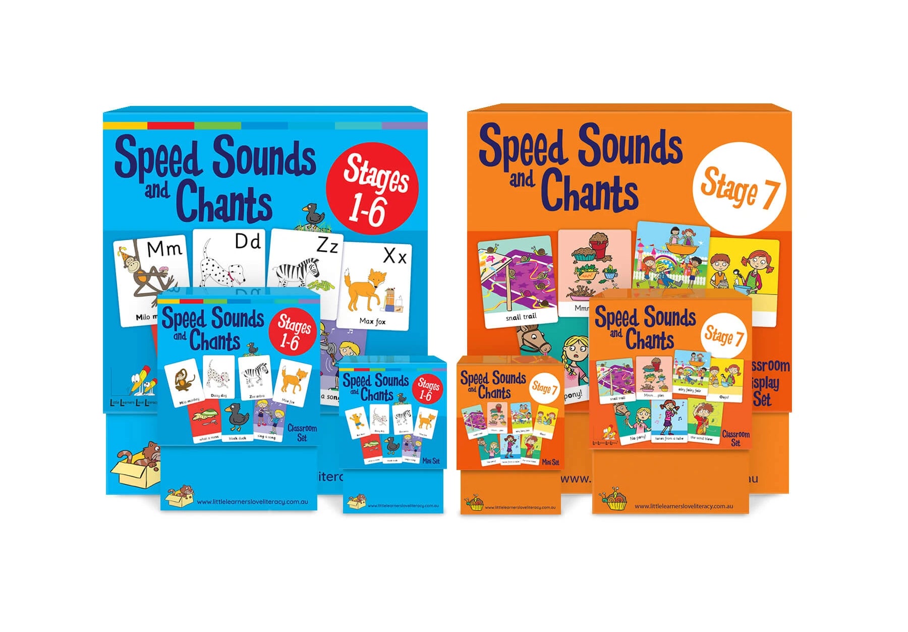 Speed Sounds and chants boxes 