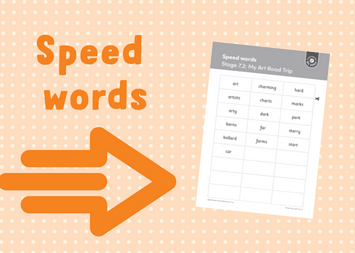 Speed words activity page download