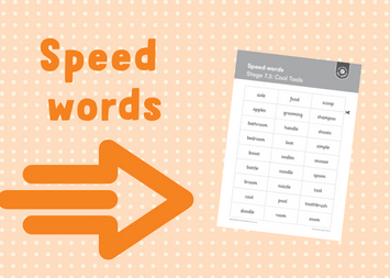 Speed words activity page download