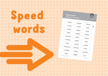 Speed words activity page download